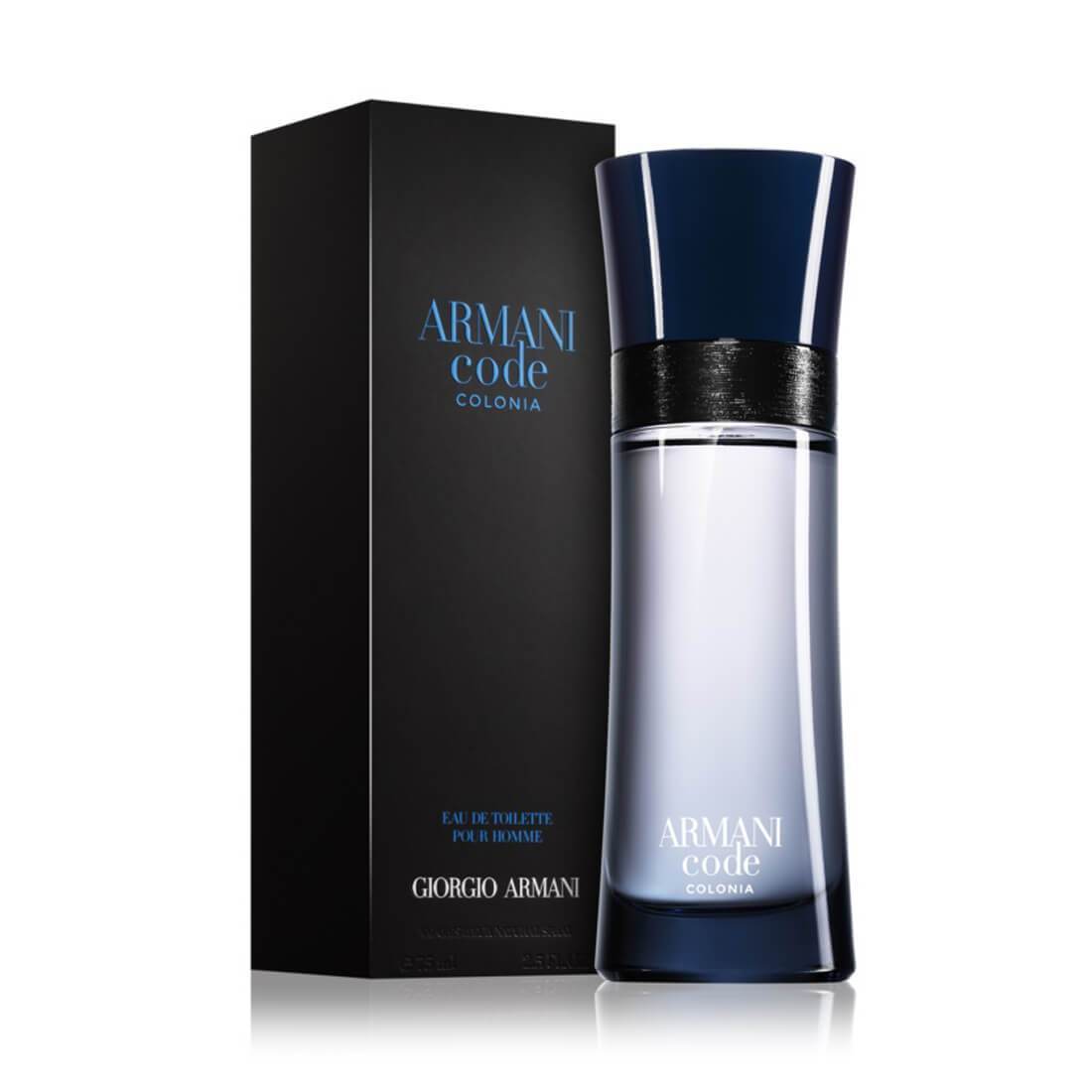 Giorgio Armani Code Colonia Edt Perfume For Men 75ml Branded