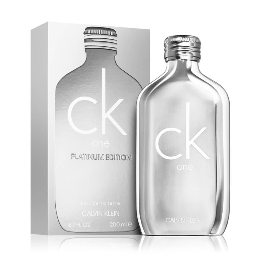Calvin Klein CK One Platinum Edition Eau De Toilette For Unisex 200ml -  Branded Fragrance India