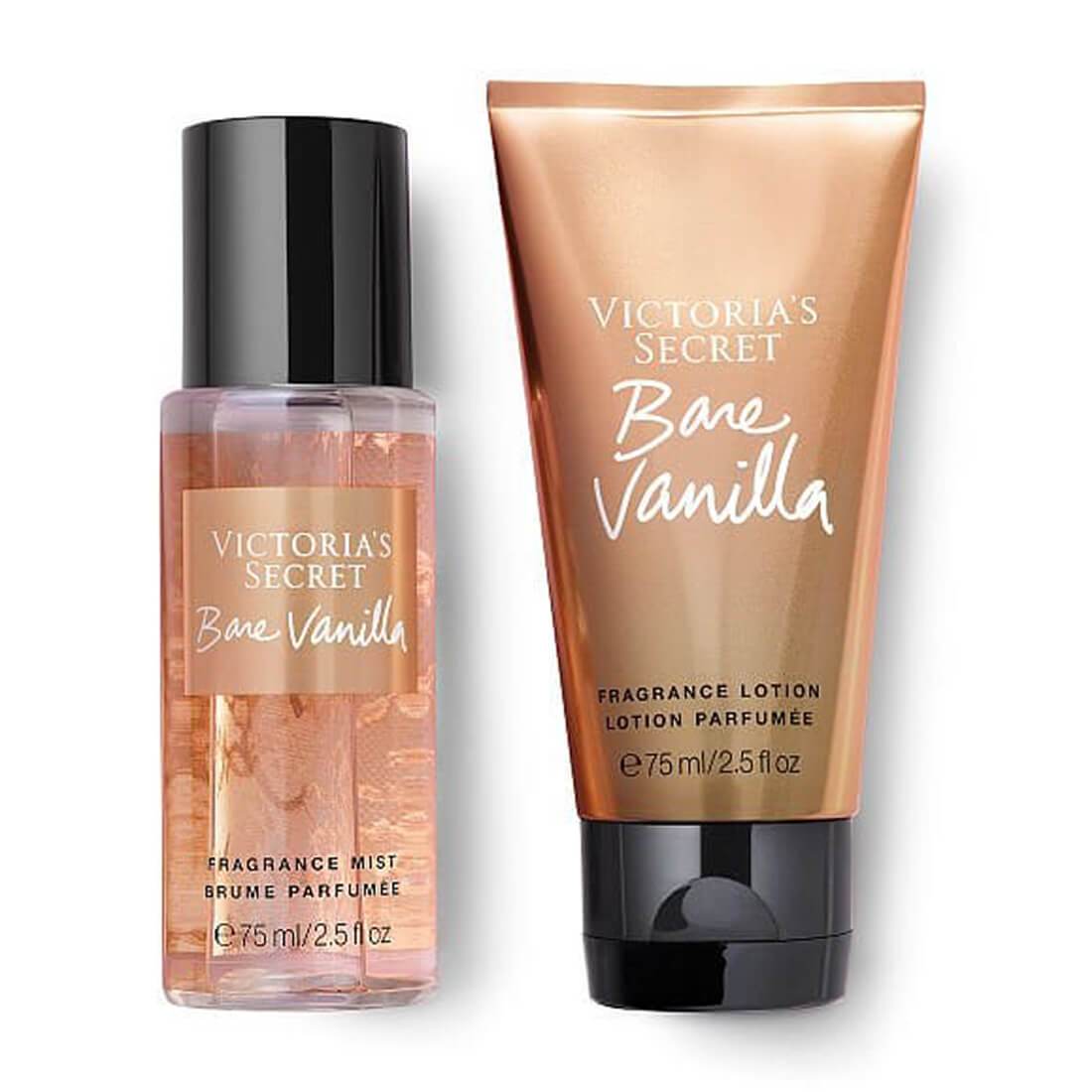 Victoria Secret Bare Vanilla Fragrance Mist Lotion Gift Set Original ...