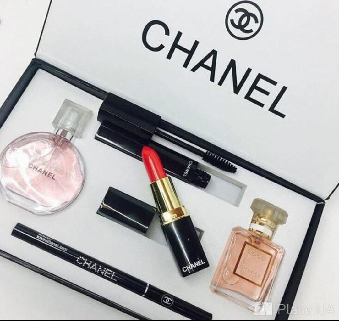 Chanel Gift Set (2 Perfume + 4 Lipstick Intense Lip Color